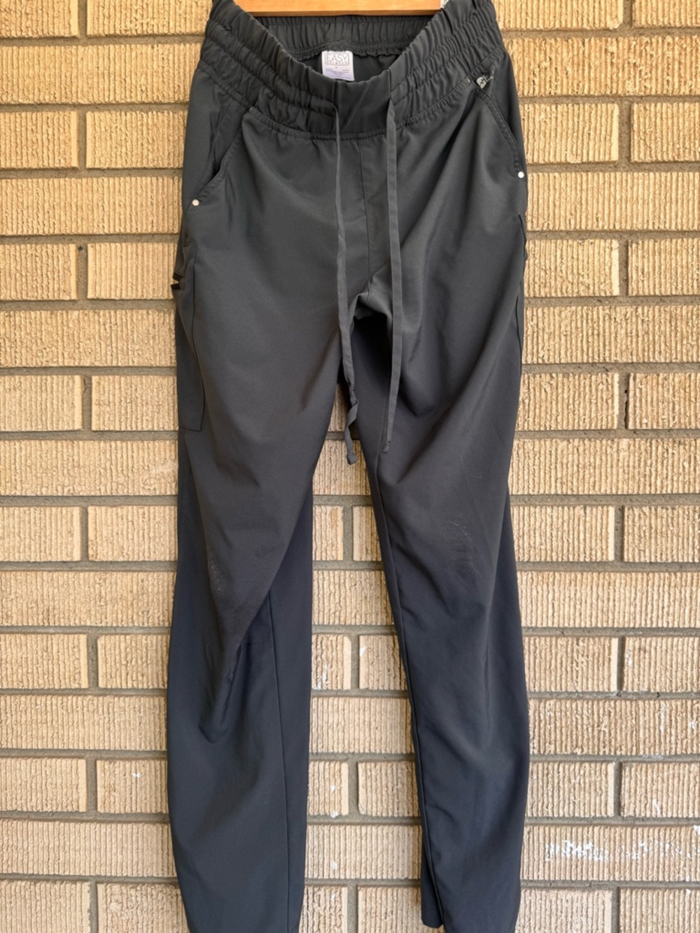 EASY Stretch 4-Pocket Straight Leg Cargo Scrub Pants Grey - M
